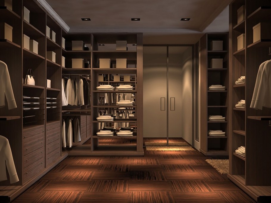 Интерьер гардеробной