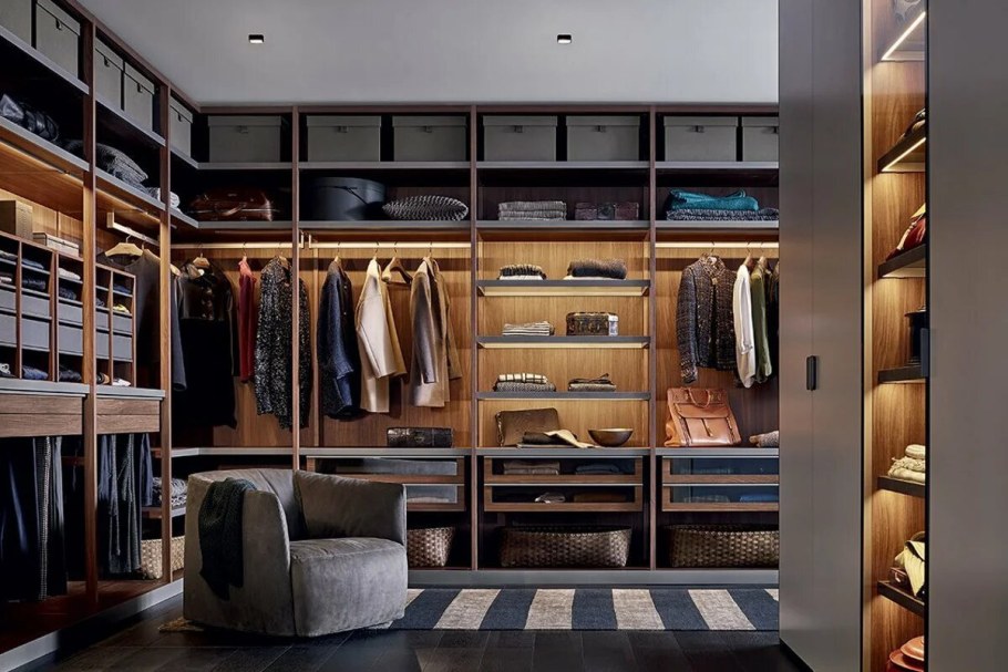 Гардеробная комната полиформ