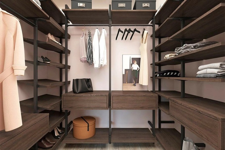 Гардеробная в стиле лофт аристо