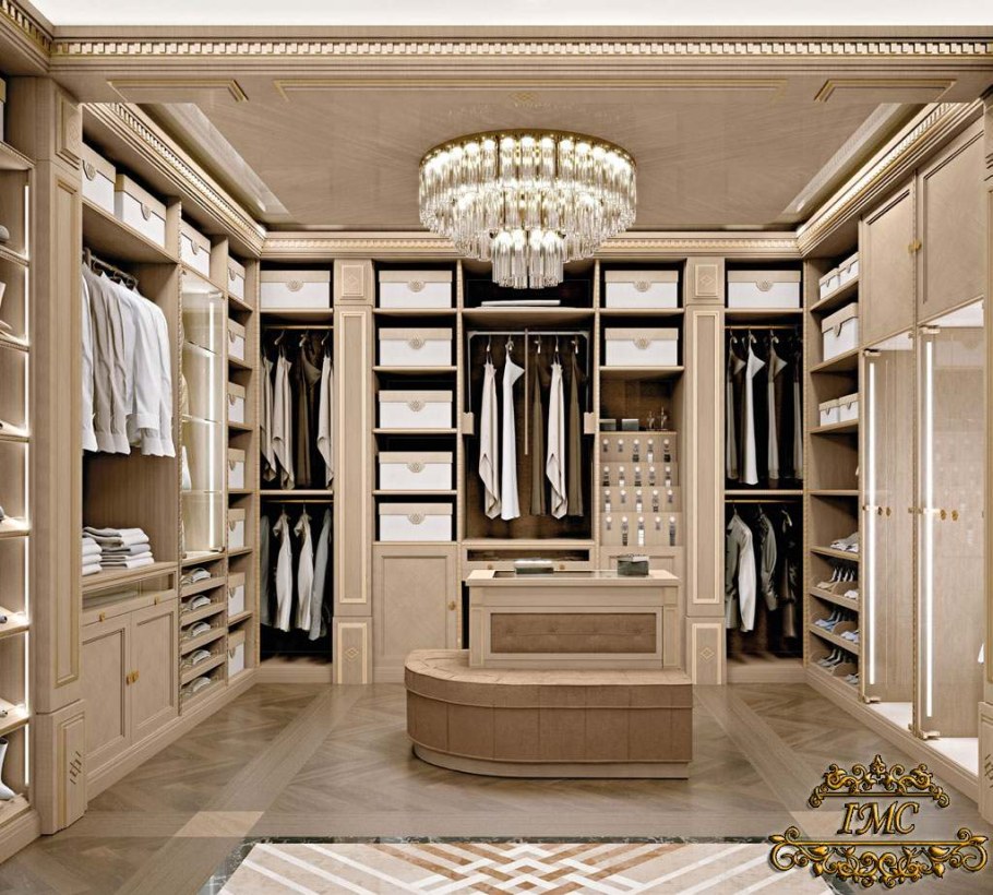 Гардеробные арт деко Италия