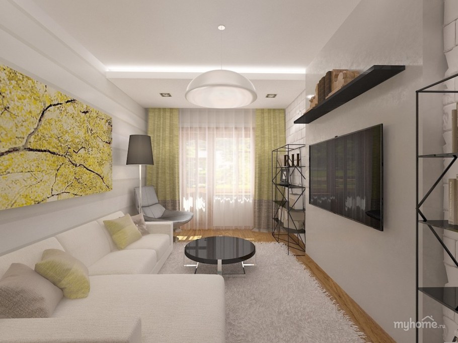 Интерьер квартиры для молодой пары