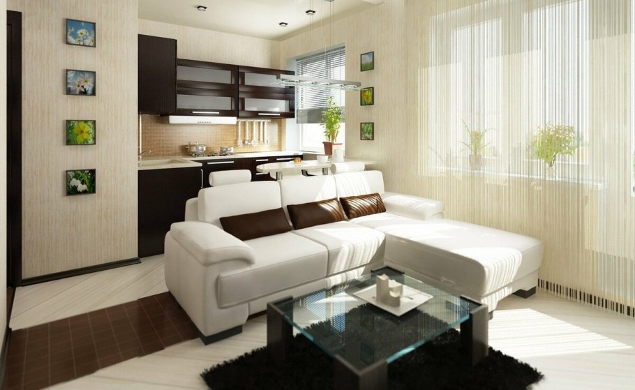 Интерьер квартиры студии