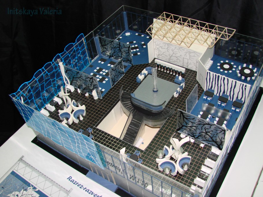 Макетирование интерьера кафе