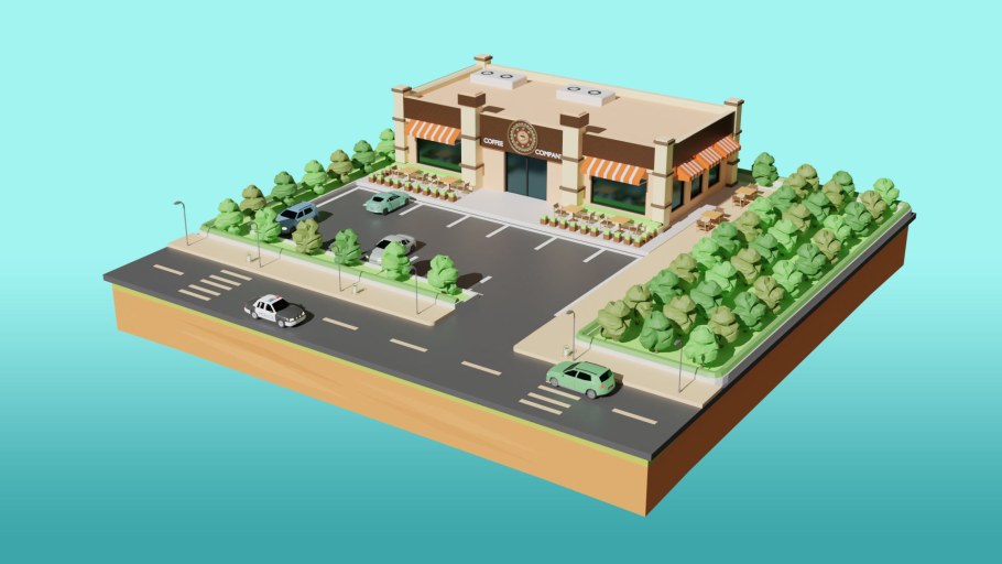 Макет ресторана