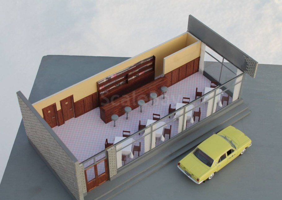 Кафе из картона своими