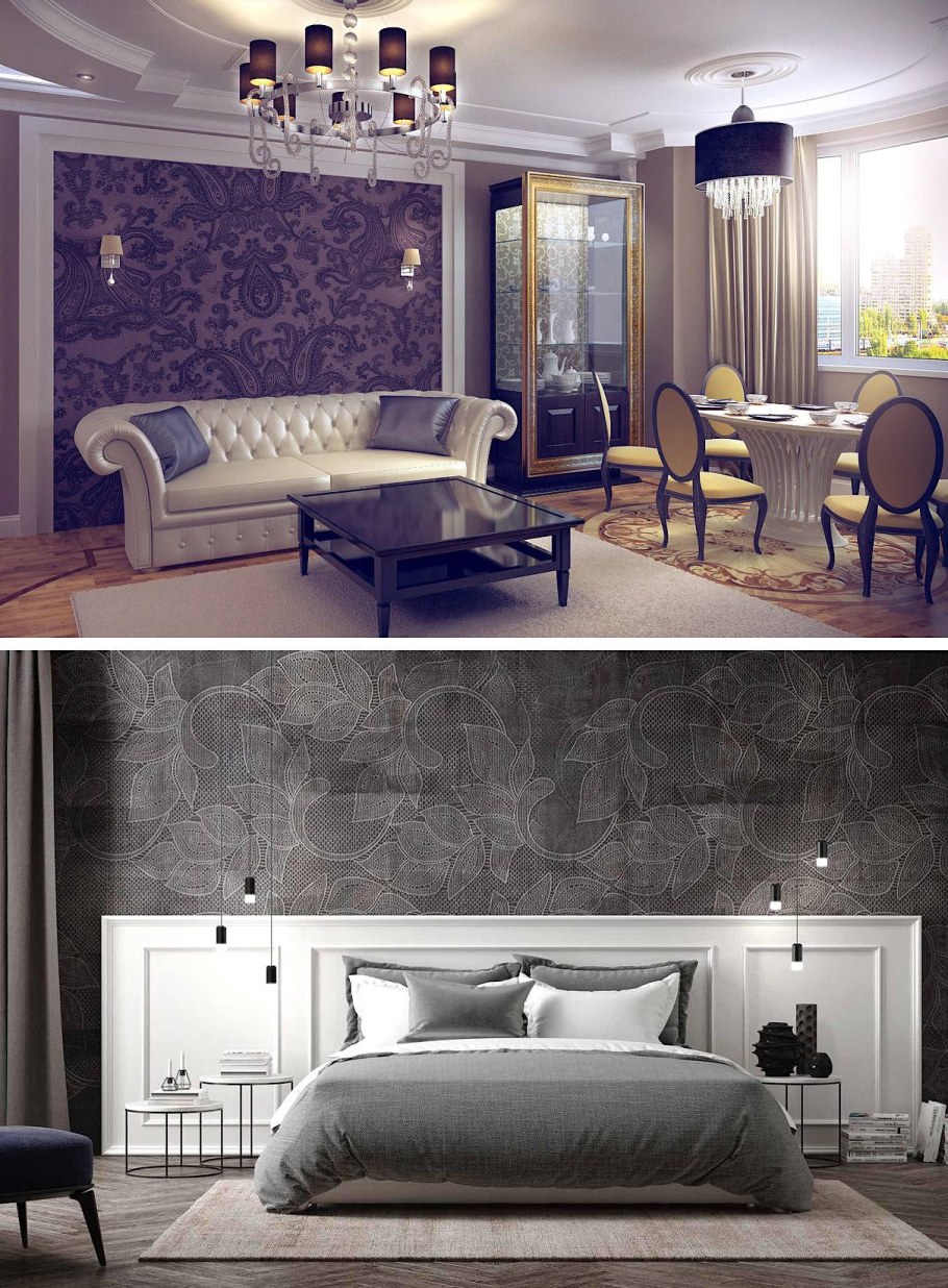 Стильный цвет стен