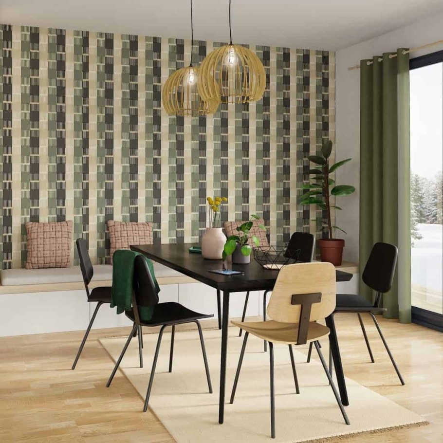 Обои в современном интерьере