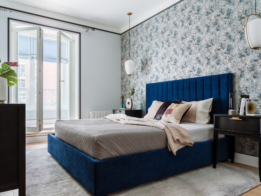 Обои модные тенденции для спальни