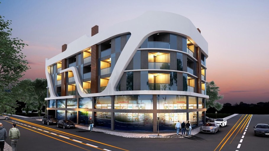 Современные фасады зданий