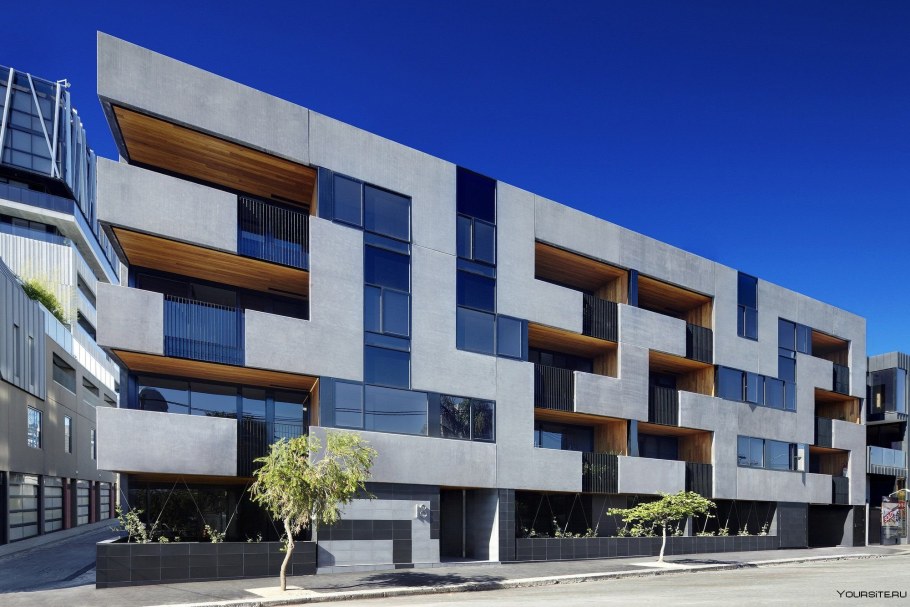 Современные фасады зданий