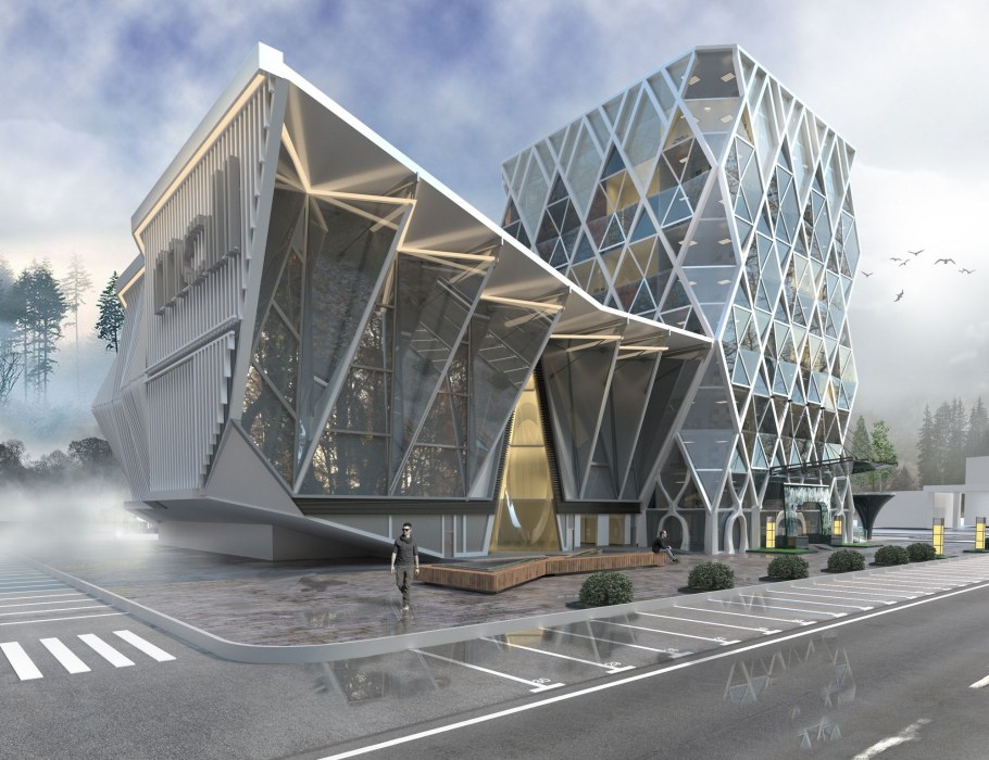 Павильон Даниэль Либескинд 2001 генплан здания