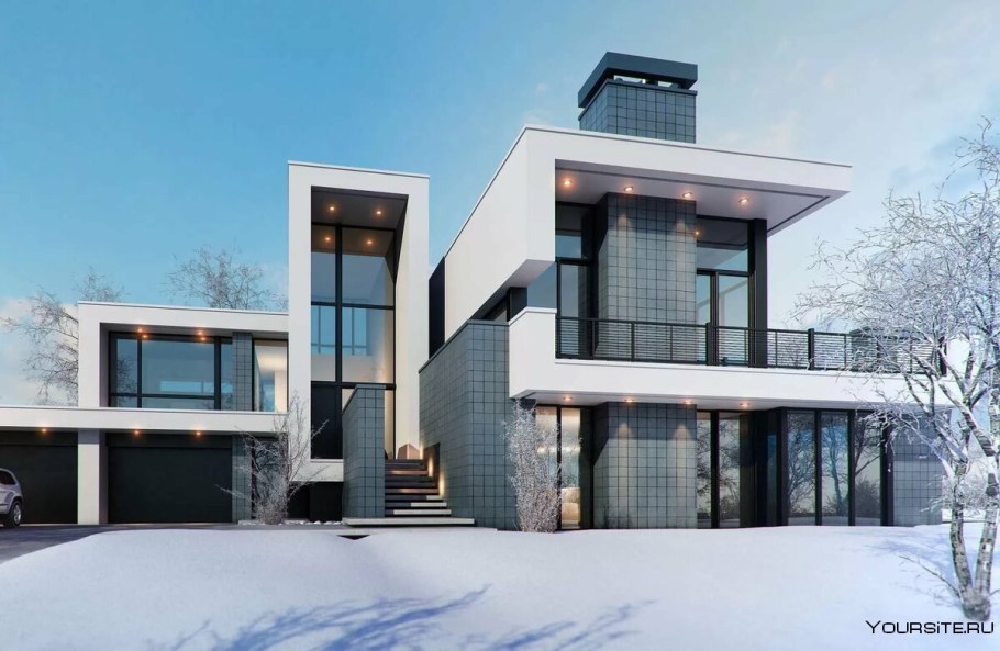 Коттедж Нео конструктивизм