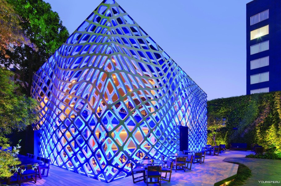 Фасад жилого здания в Мехико Kiral»