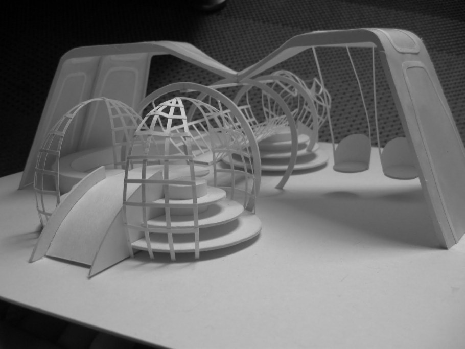 Макет детской площадки