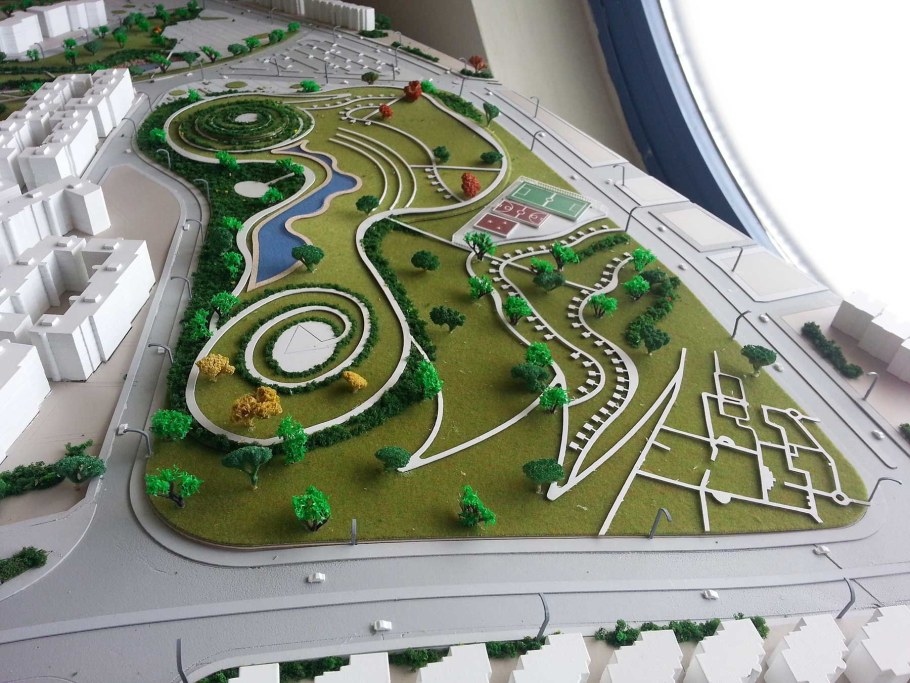 Макеты ландшафтной архитектуры