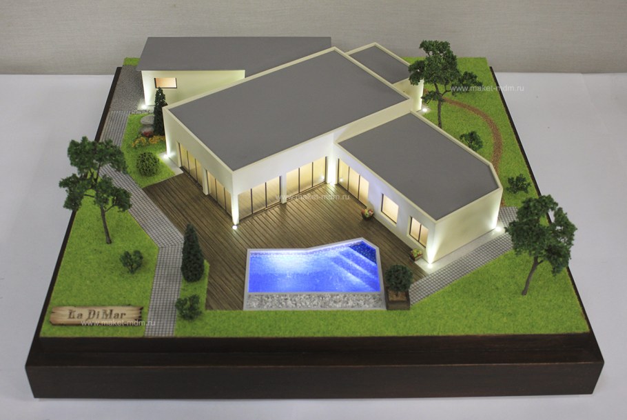 Макет жилого дома