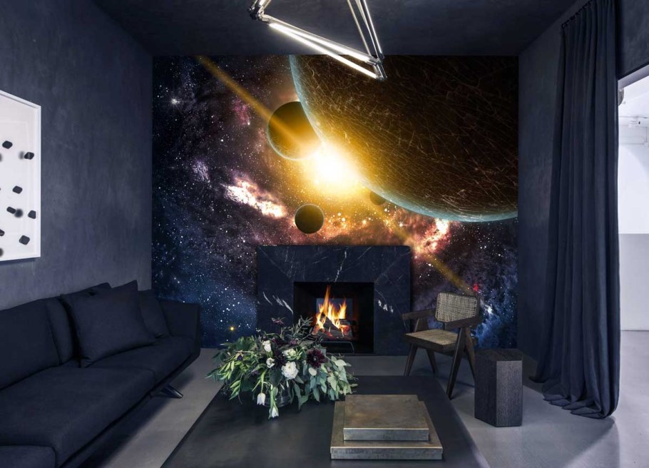 Комната в стиле космос