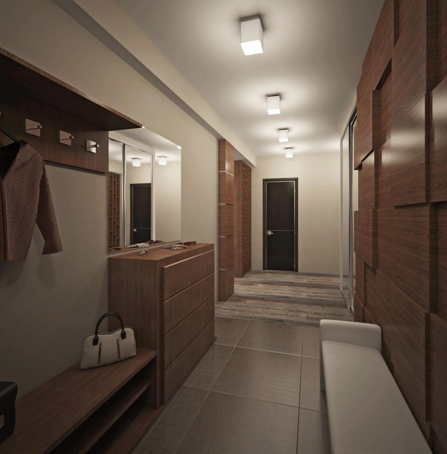 Прямоугольная прихожая 8 метров