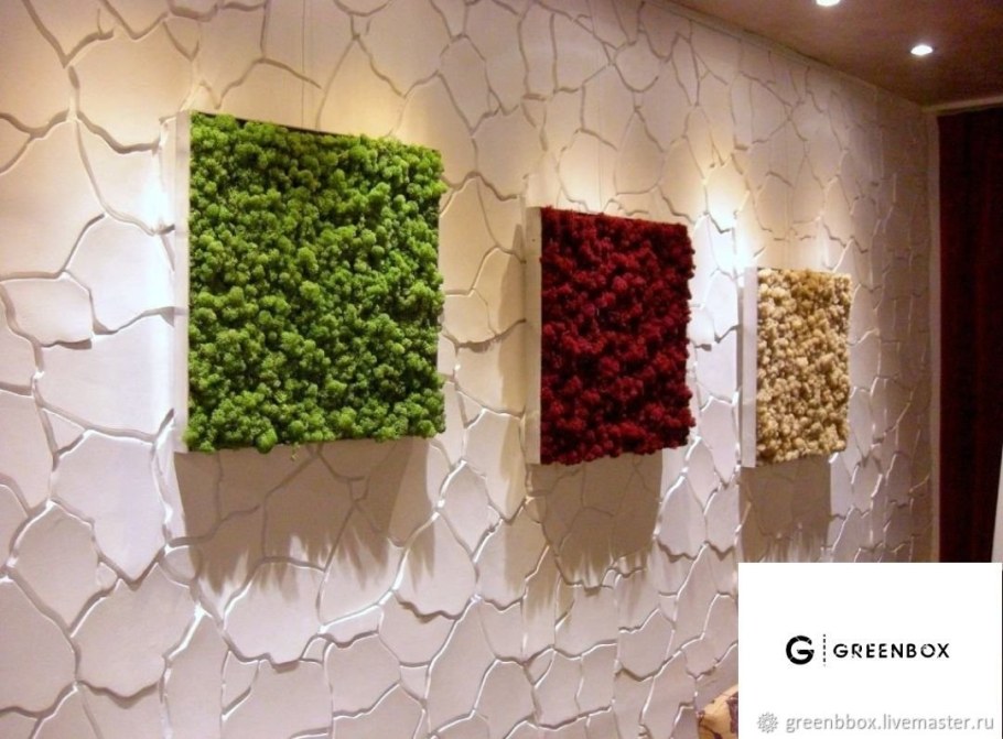 Панно из мха