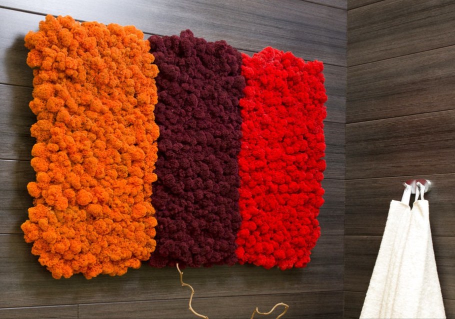 Цветной мох для декора