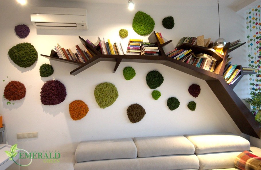 Мох для декора квартиры