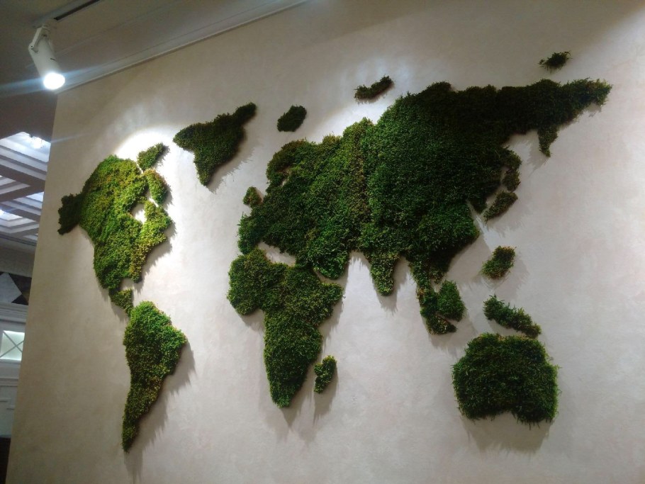 Панно из мха