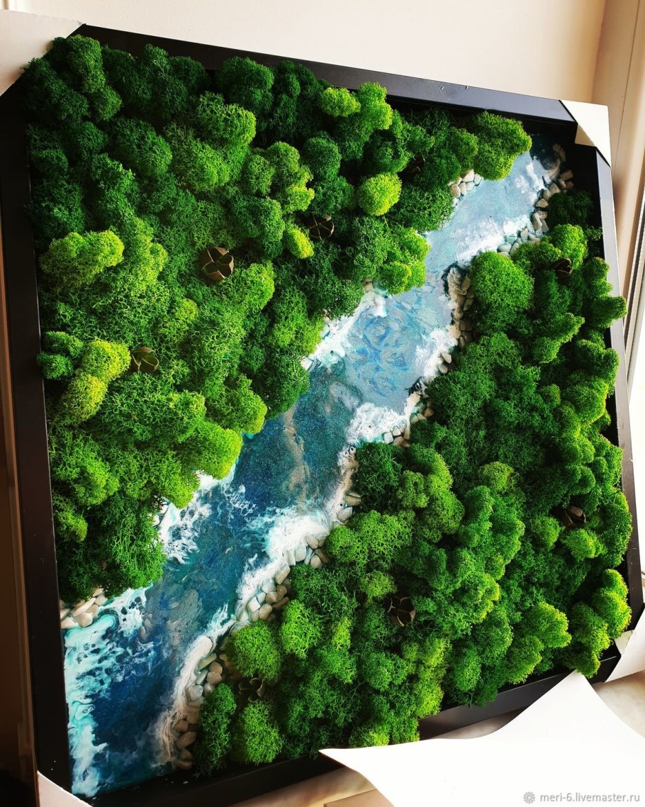 Стабилизированный мох в пано