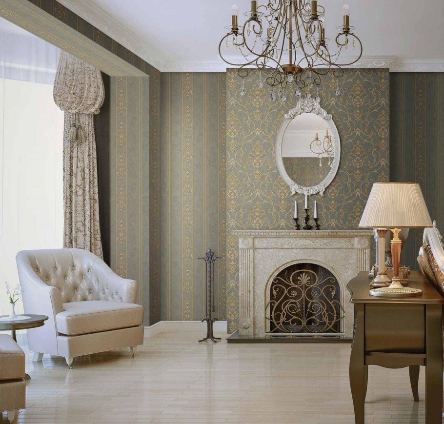 Коллекция обоев для гостиной