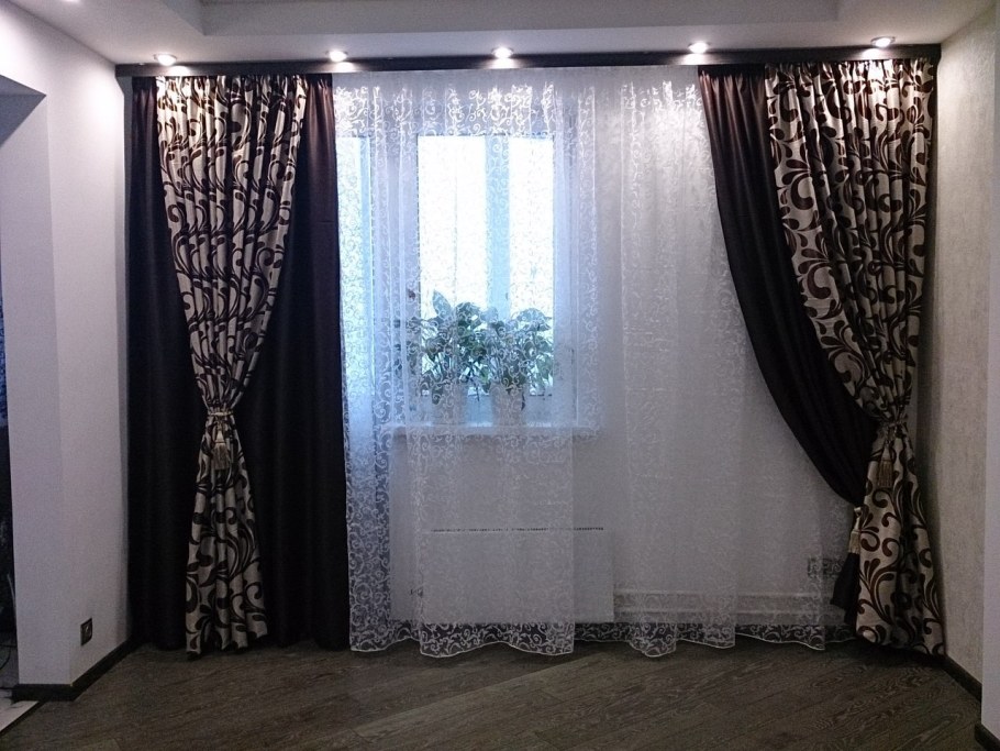 Портьеры и тюли для зала