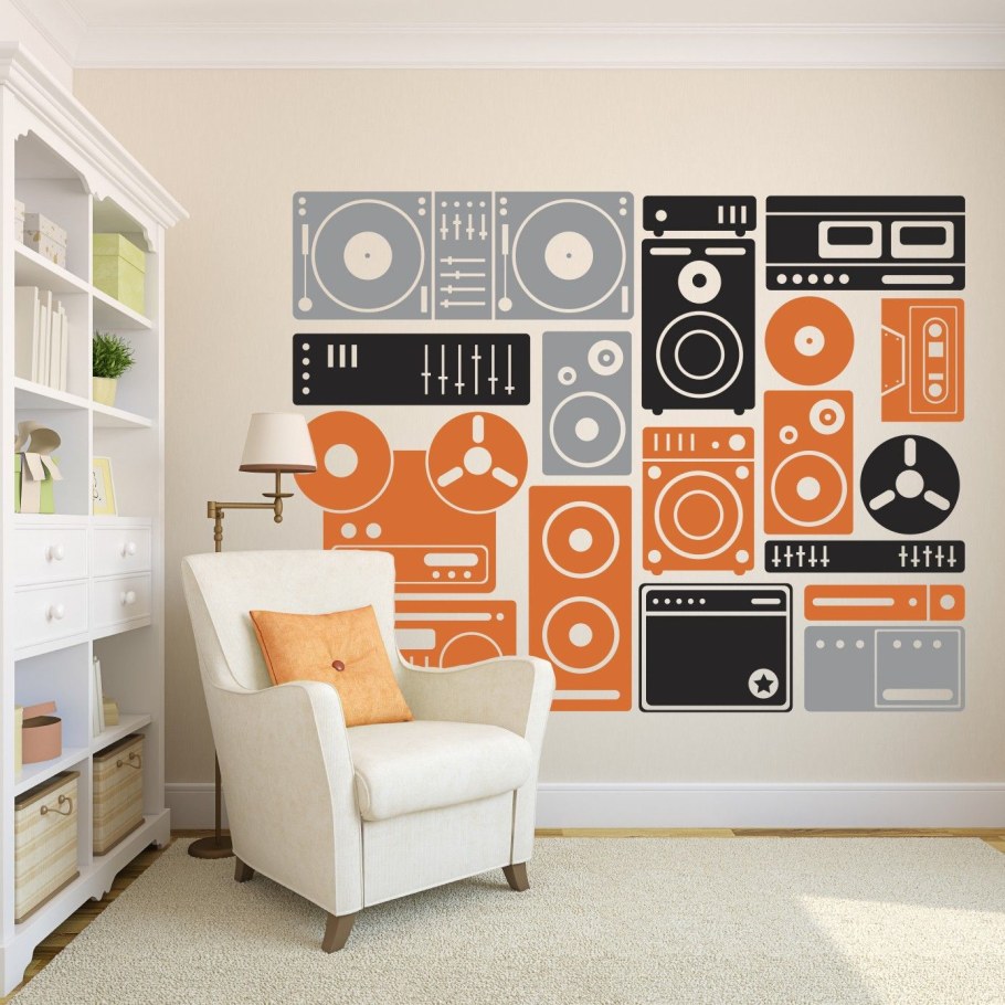 Винил декор на стену