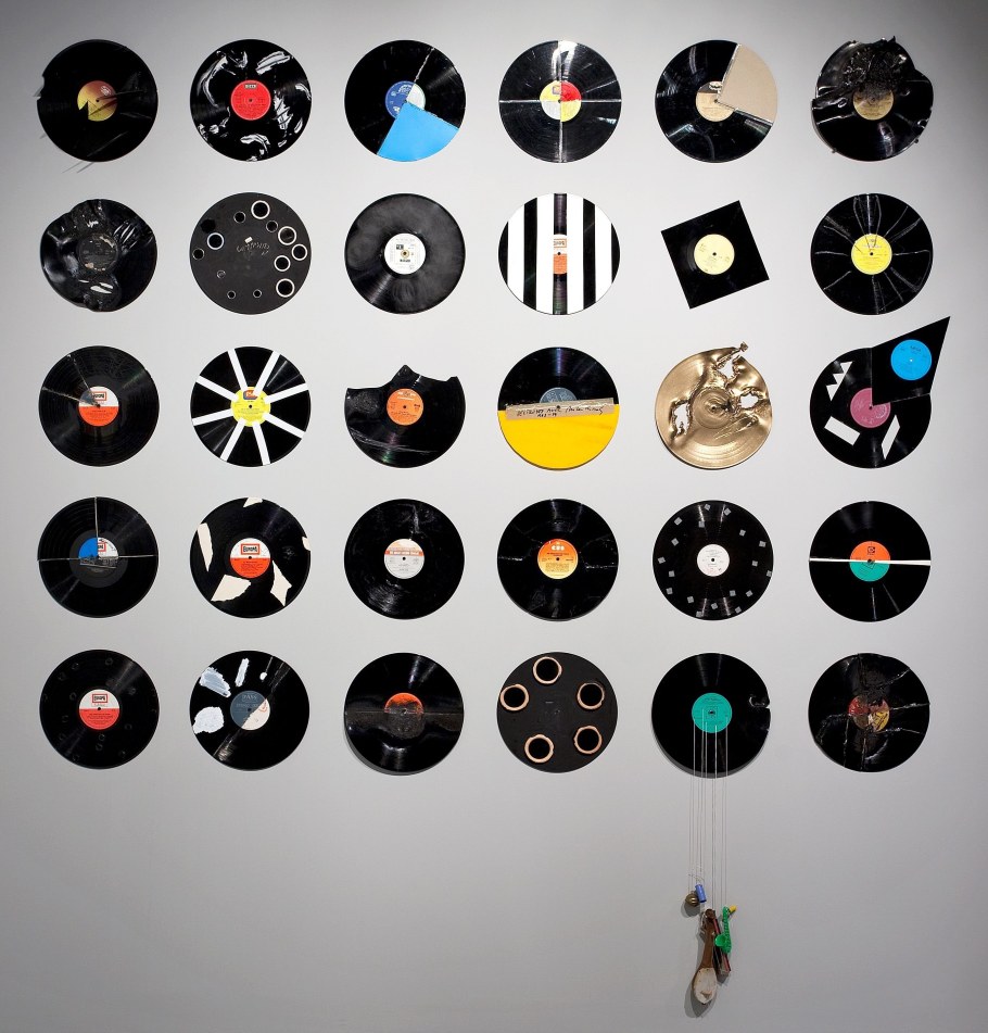 Декор виниловыми пластинками