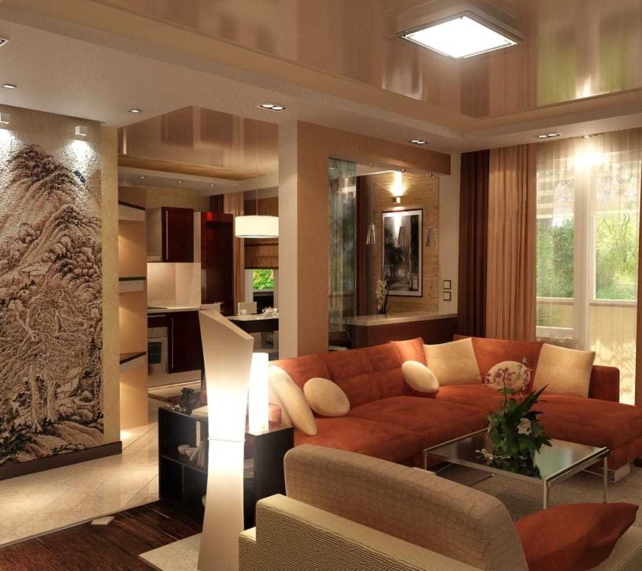 Дизайнерские решения для гостиной