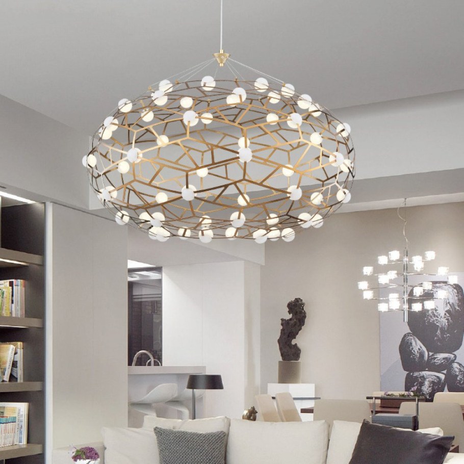 Стильные люстры в интерьере