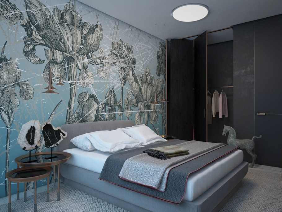 Фреска в современном интерьере