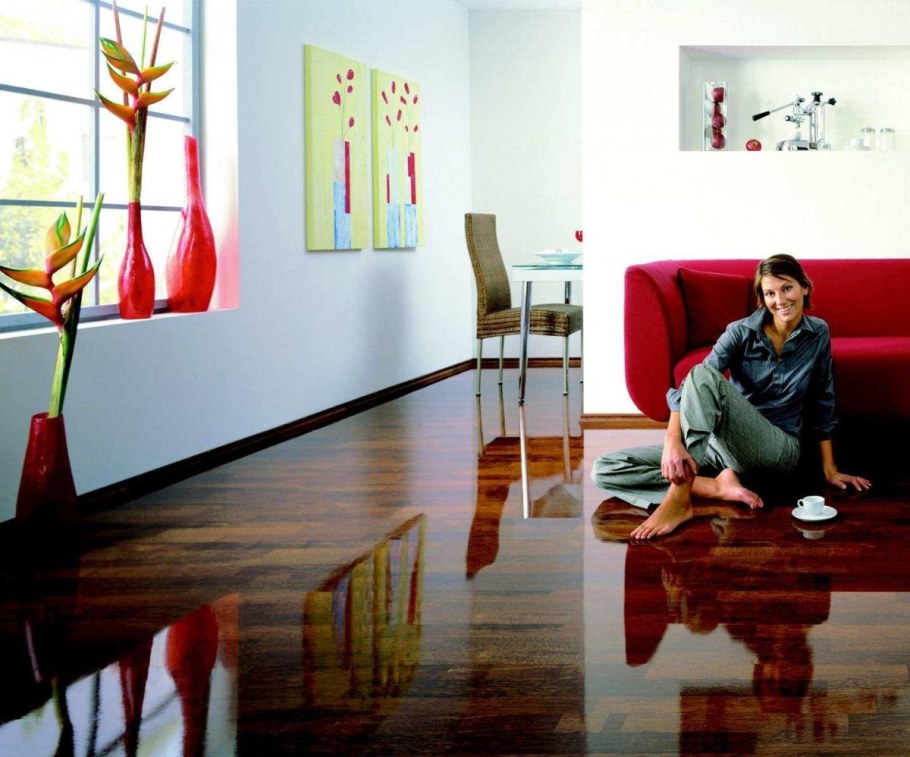 Глянцевый линолеум