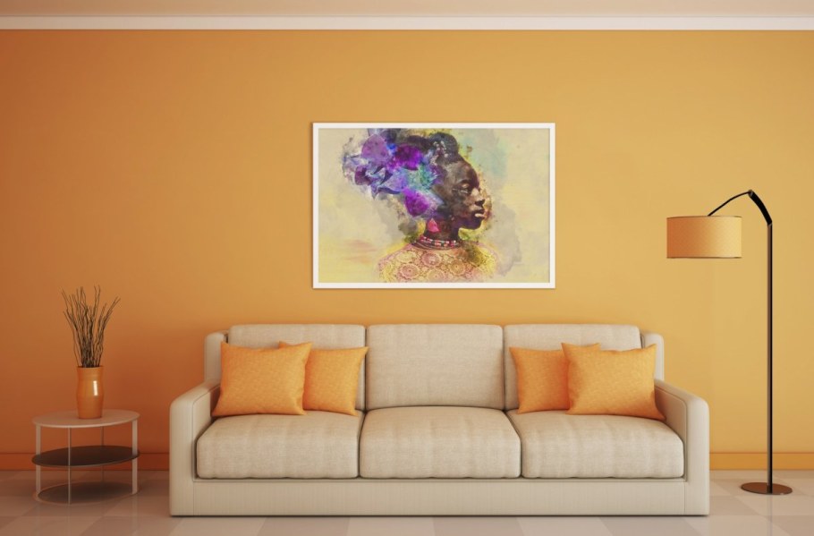 Гостиная с картиной