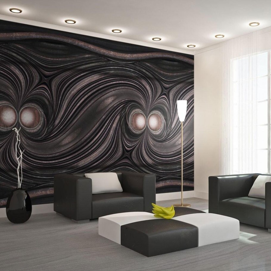 Стильные фотообои в интерьере