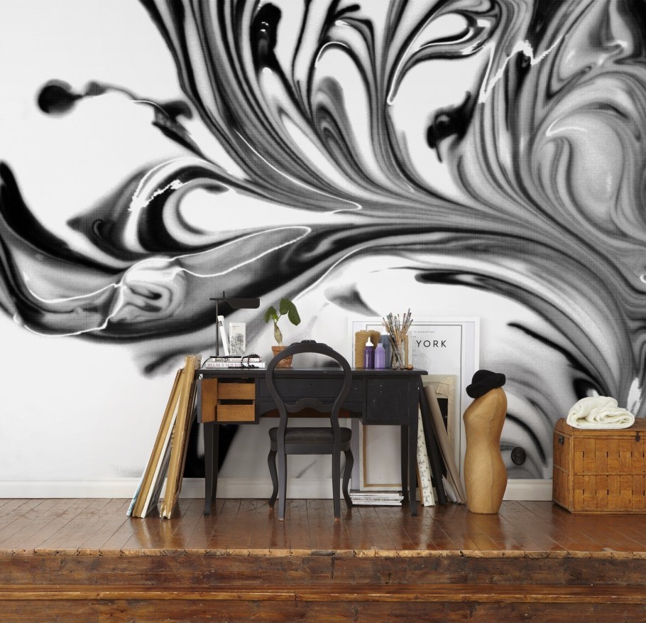 Роспись стен абстракция