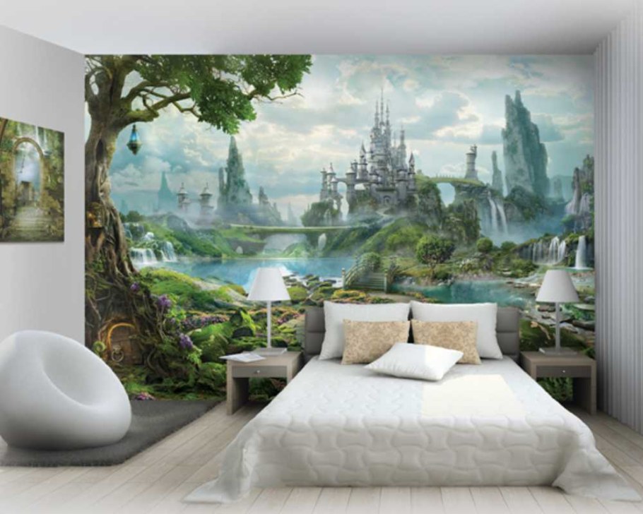 Фотообои в интерьере