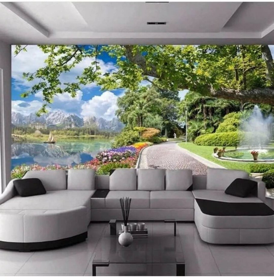 Фотообои в современном интерьере