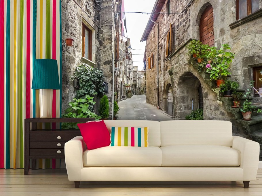 Фотообои в интерьере