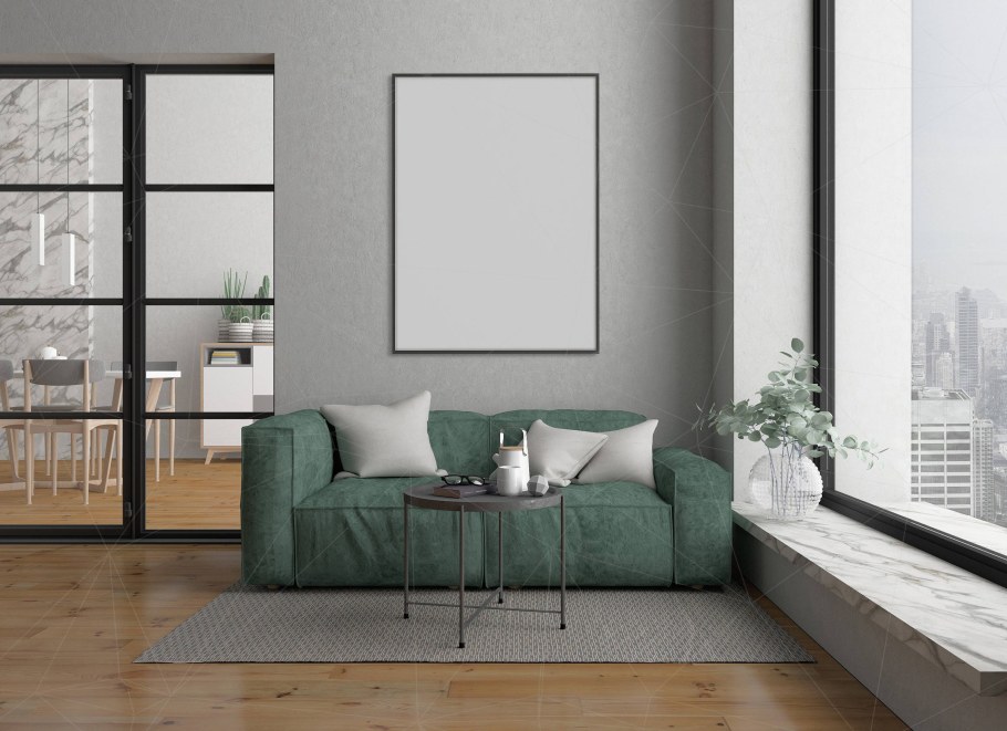 Современные постеры для интерьера гостиной