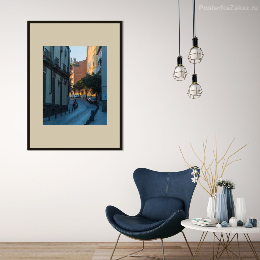 Мокап картина в интерьере