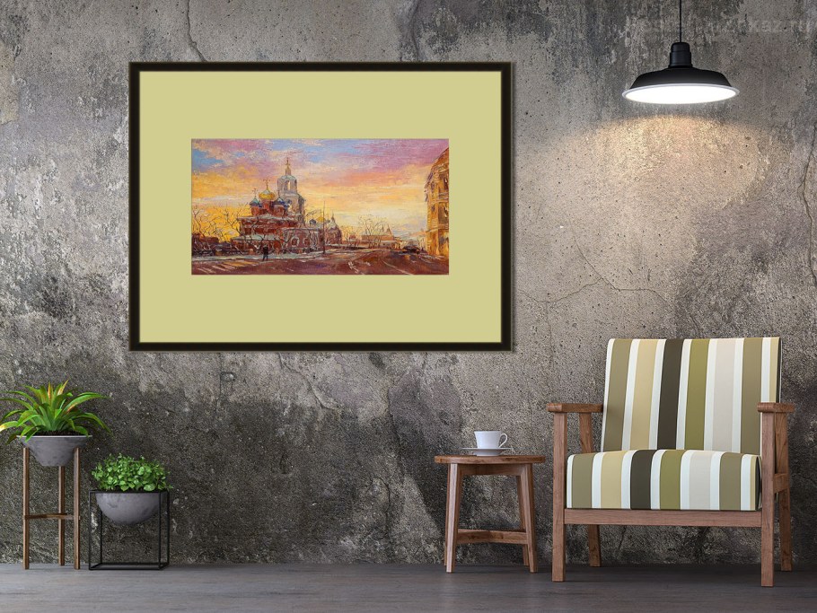 Картины на стене в интерьере