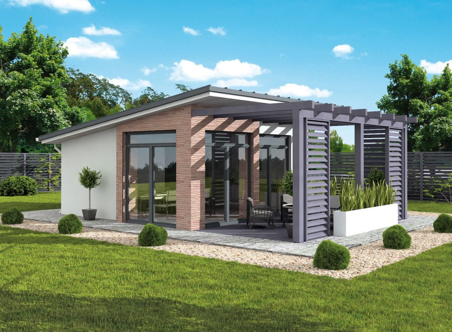 Беседка в современном стиле