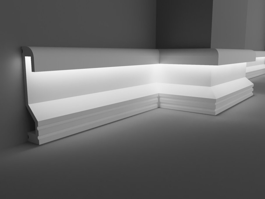 ЭКОПОЛИМЕР плинтус напольный