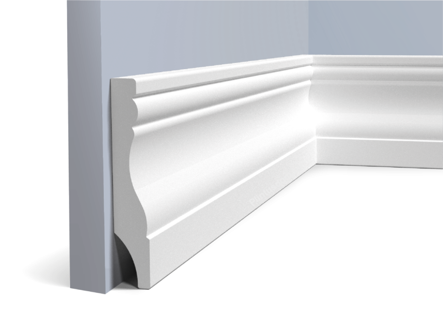 Плинтус дюрополимер hiwood80