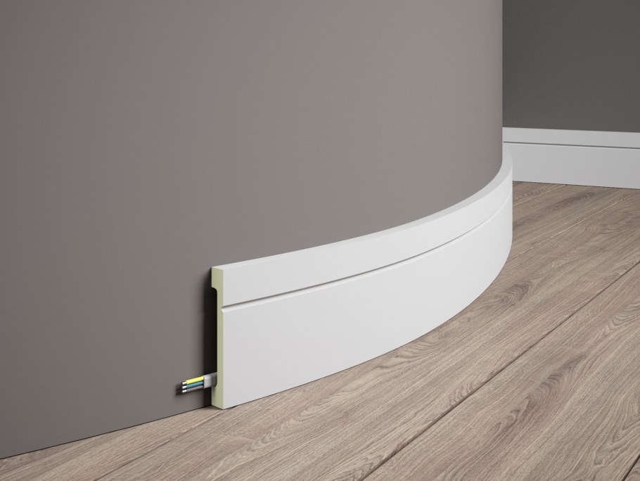 Плинтус Арбитон белый