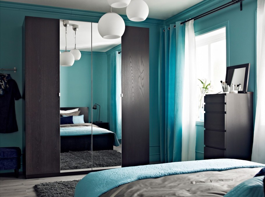 Шкаф икеа бирюзовый