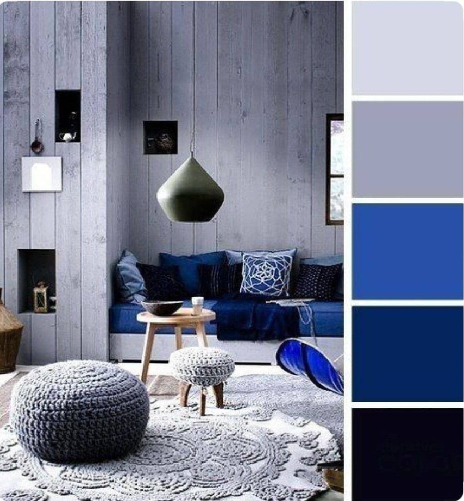 Цветовые сочетания с серым в интерьере